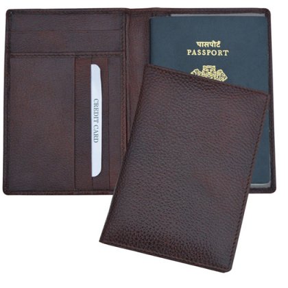 Personalized Passport Cover With Cards Insertion - Leatherette