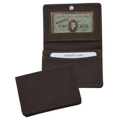 Personalized Card Holder - Leatherette