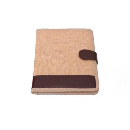 Personalized Jute Notebook - Nescafe