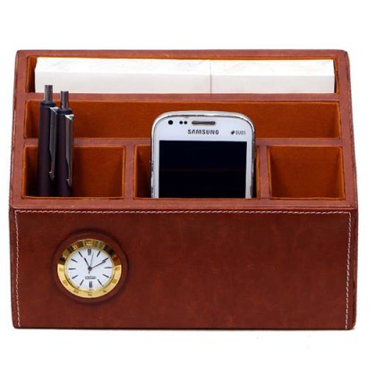 Personalized Pen Stand Taper With Clock